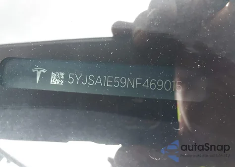 2022 Tesla Model S Dual Motor All-Wheel Drive z USA, uszkodzony, nr VIN 5YJSA1E59NF469015